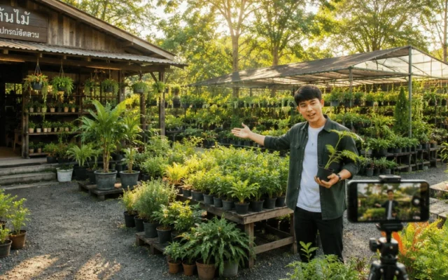 ขายต้นไม้.com ร่วมรีวิวโปรโมทร้านขายต้นไม้ใกล้กรุงเทพ และสวนต้นไม้